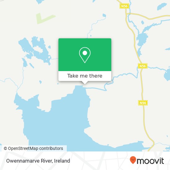 Owennamarve River map