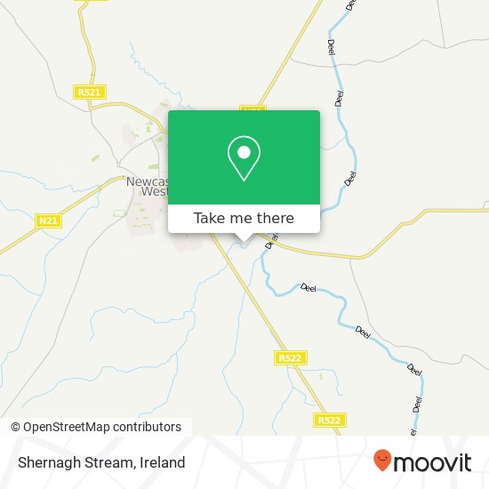 Shernagh Stream map