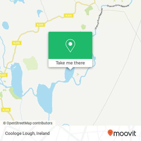 Coologe Lough map