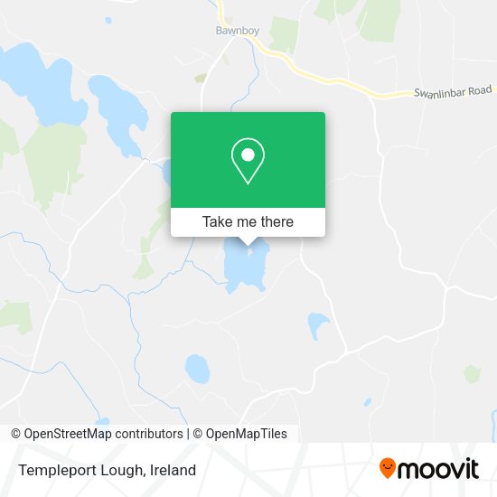 Templeport Lough map