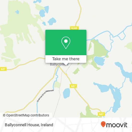 Ballyconnell House map