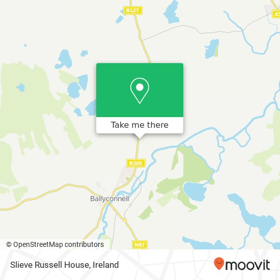 Slieve Russell House map