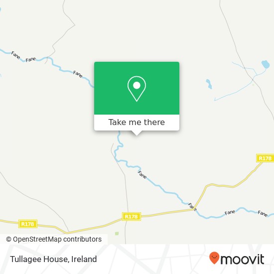 Tullagee House map