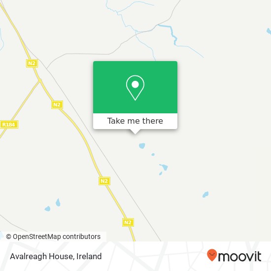 Avalreagh House map