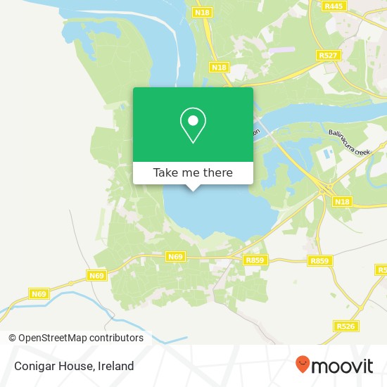 Conigar House map