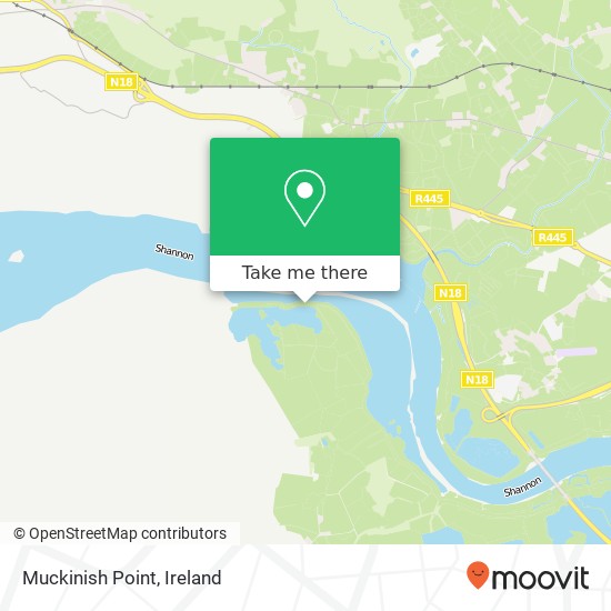 Muckinish Point map