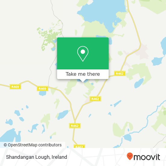 Shandangan Lough map