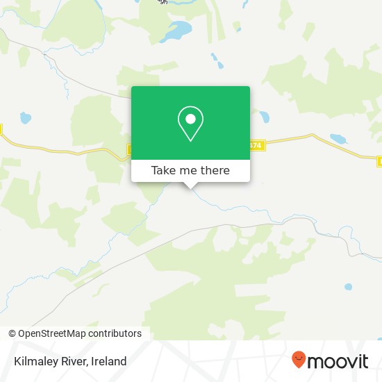Kilmaley River map