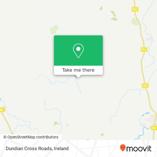 Dundian Cross Roads map
