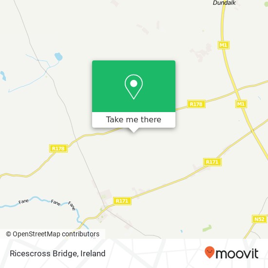 Ricescross Bridge map