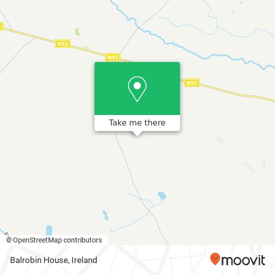 Balrobin House map