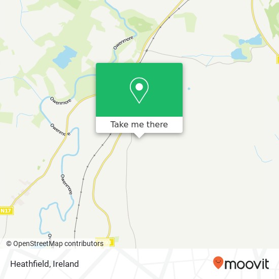 Heathfield map