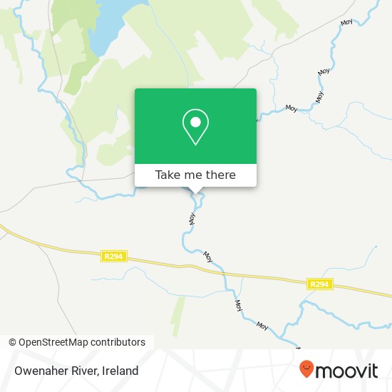 Owenaher River map