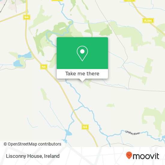 Lisconny House map