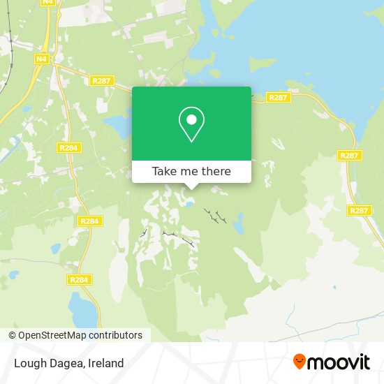 Lough Dagea map