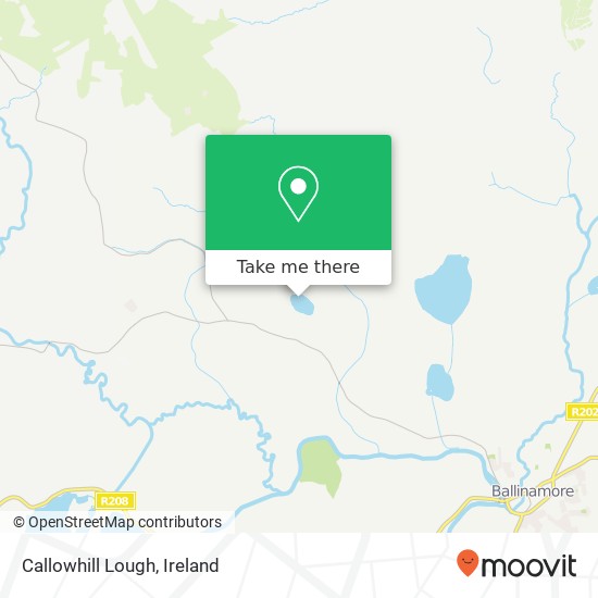 Callowhill Lough map