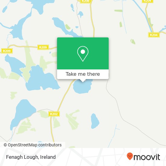 Fenagh Lough map