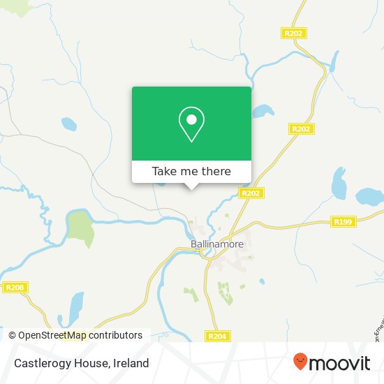 Castlerogy House map