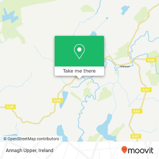 Annagh Upper map