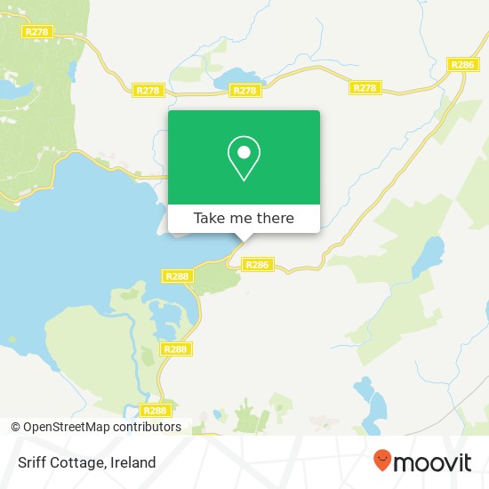 Sriff Cottage map