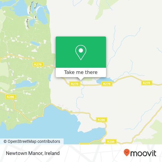 Newtown Manor map