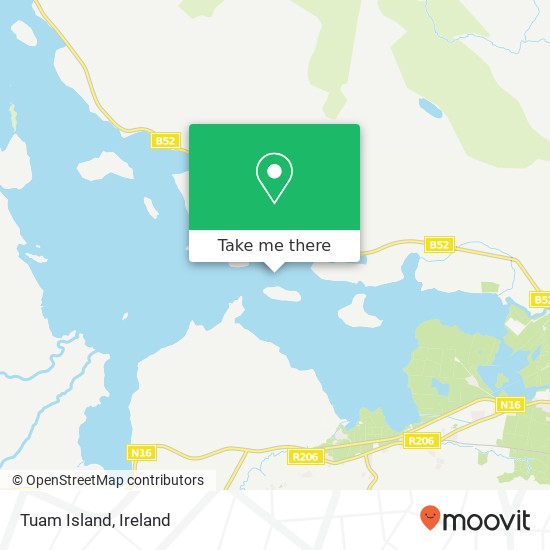 Tuam Island map