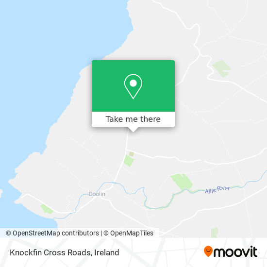 Knockfin Cross Roads map