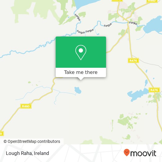 Lough Raha map