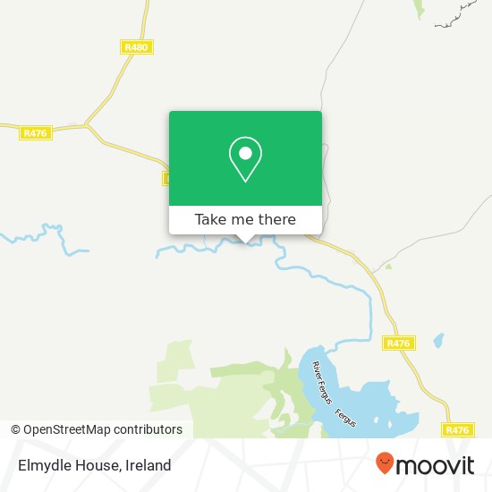 Elmydle House map