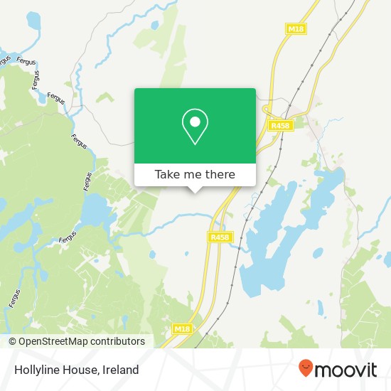 Hollyline House map