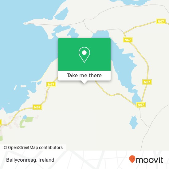 Ballyconreag map