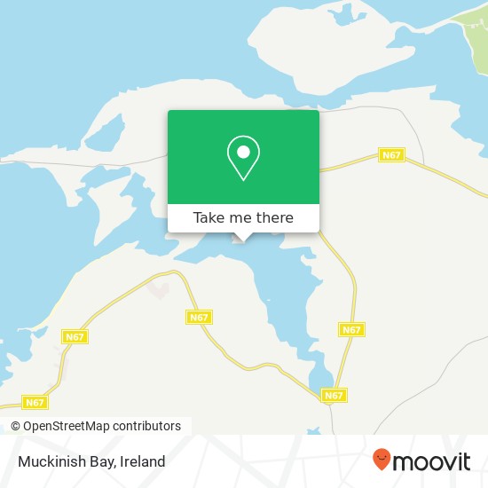 Muckinish Bay map