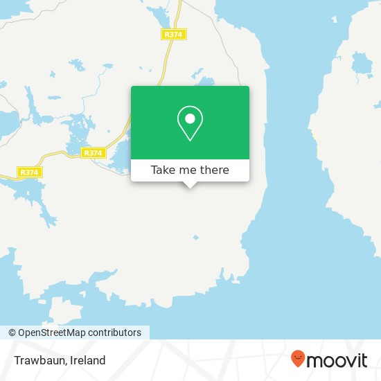 Trawbaun map