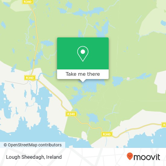 Lough Sheedagh map