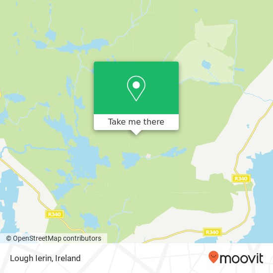 Lough Ierin map