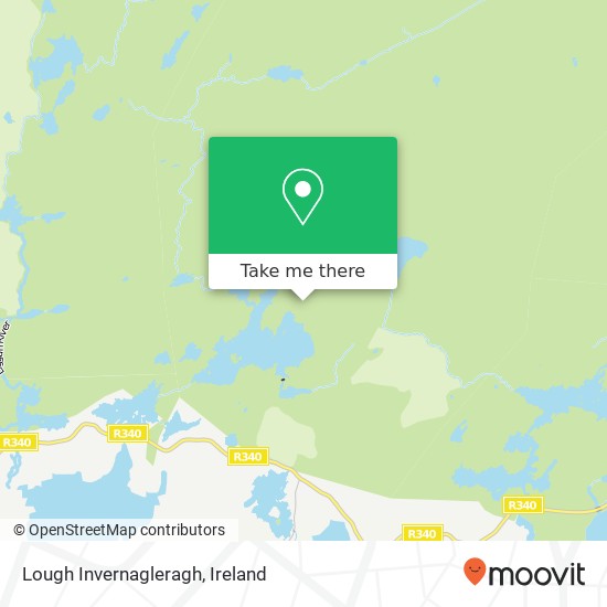 Lough Invernagleragh map