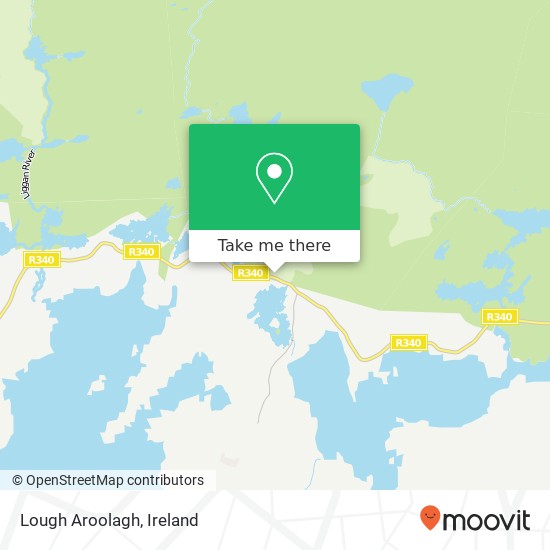 Lough Aroolagh map