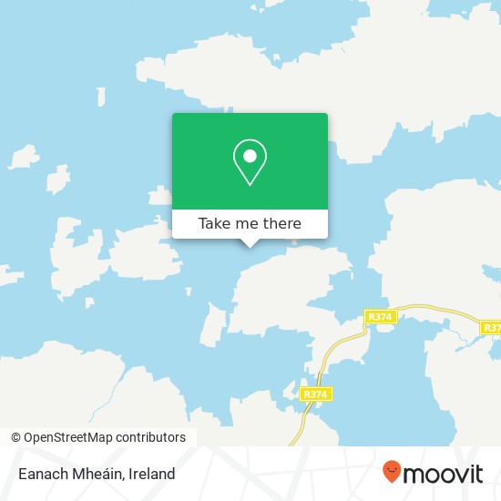 Eanach Mheáin map