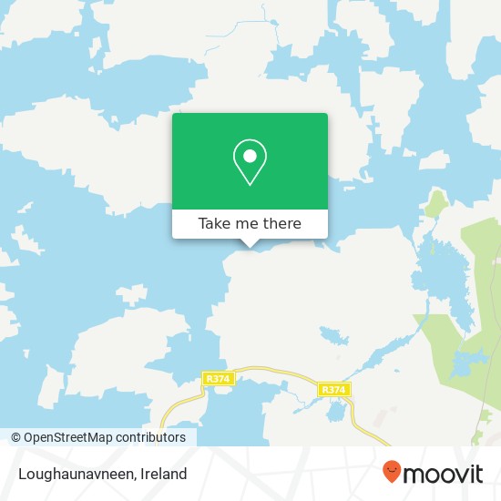 Loughaunavneen map