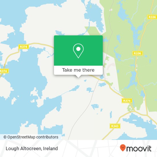 Lough Altocreen map