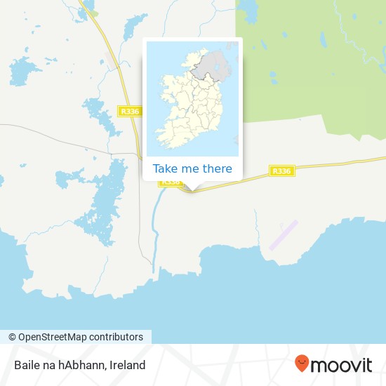 Baile na hAbhann map