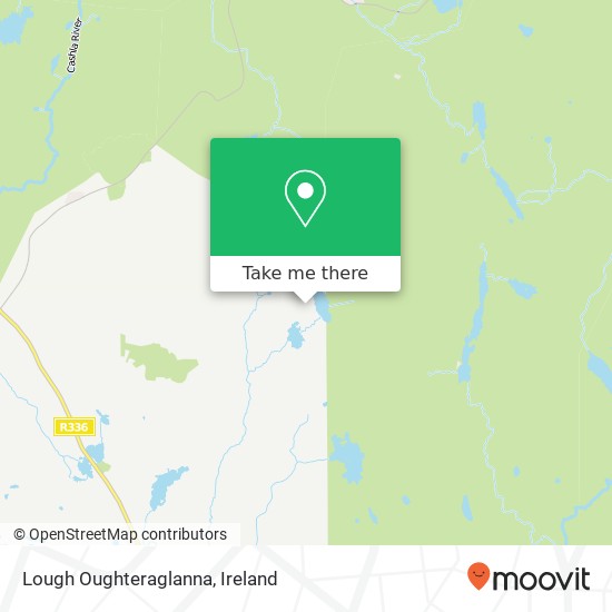 Lough Oughteraglanna map