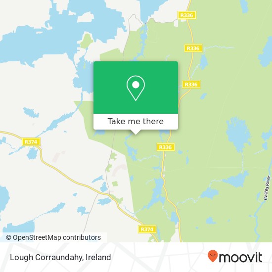 Lough Corraundahy map