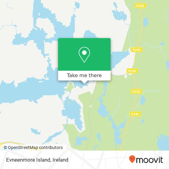 Evneenmore Island map