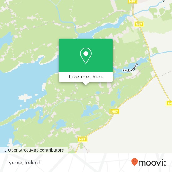Tyrone map