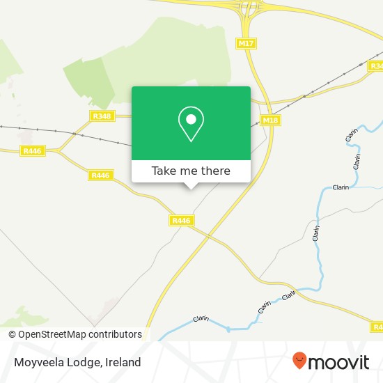 Moyveela Lodge map