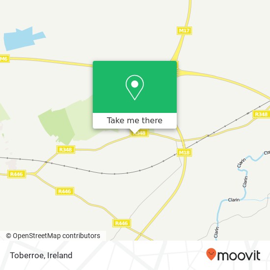 Toberroe map