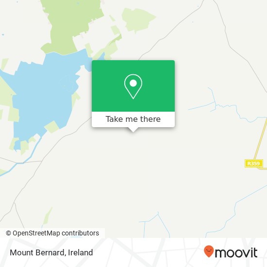 Mount Bernard map