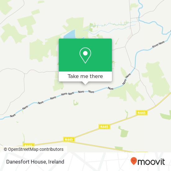 Danesfort House map