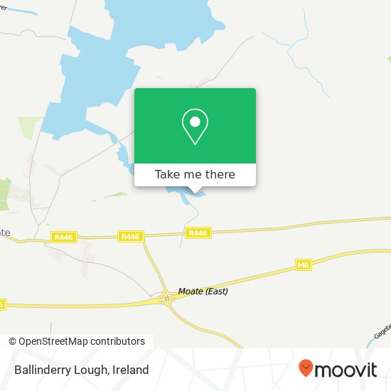 Ballinderry Lough map
